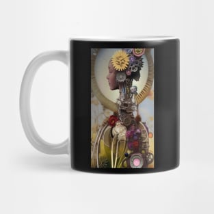 Surreal Android Robot Art - SP445 - Be Different - Steampunk Mug